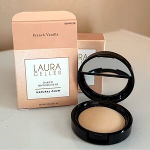 LAURA GELLER 2 BAKED FRENCH VANILLA HIGHLIGHTERS NATURAL GLOW SUBTLE RADIANCE